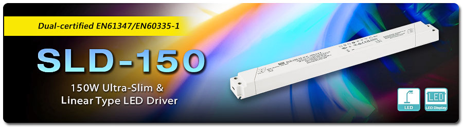 [20.04.2023]-Серия SLD-150: 150 Вт ультратонкий и линейный тип с двухсертифицированным светодиодным драйвером 2
